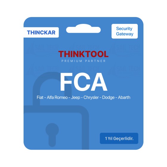 THINKCAR FCA (SGW) Yetkilendirilmiş Diagnostik Kilit Açma Hizmeti